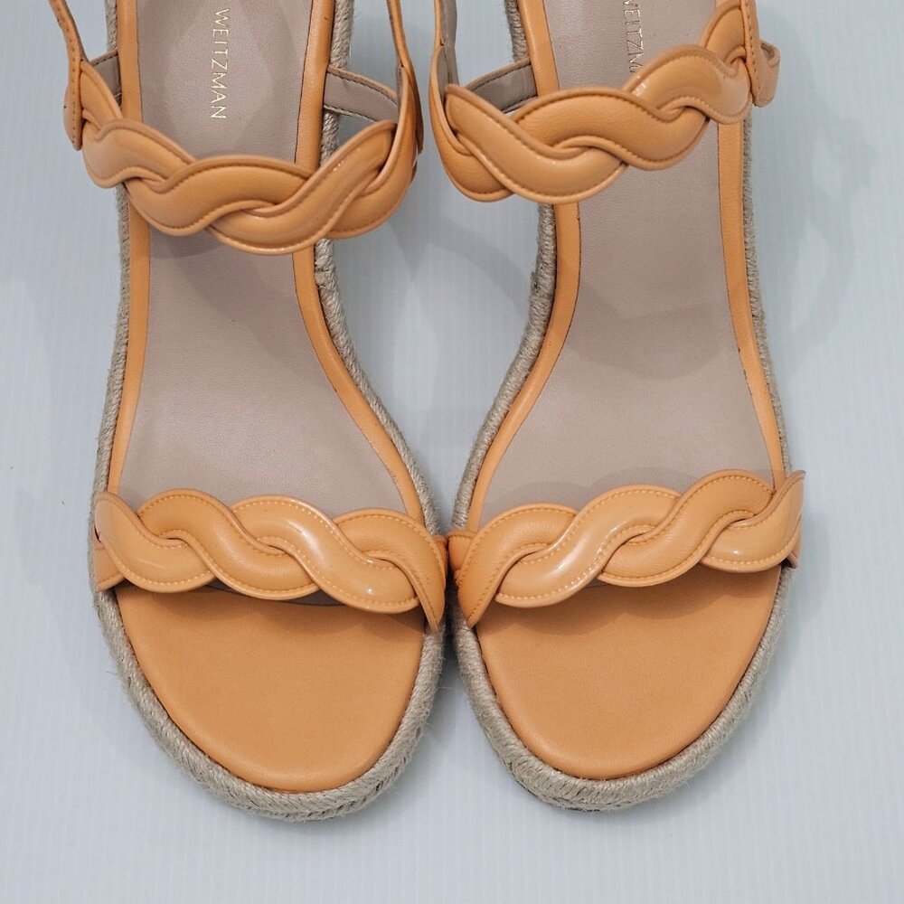 New Stuart Weitzman Twist Sandal Size 10 Mango Or… - image 5